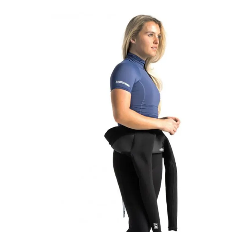 C-Skins Rash X Women's Short Sleeve Vest Denim/Green-3